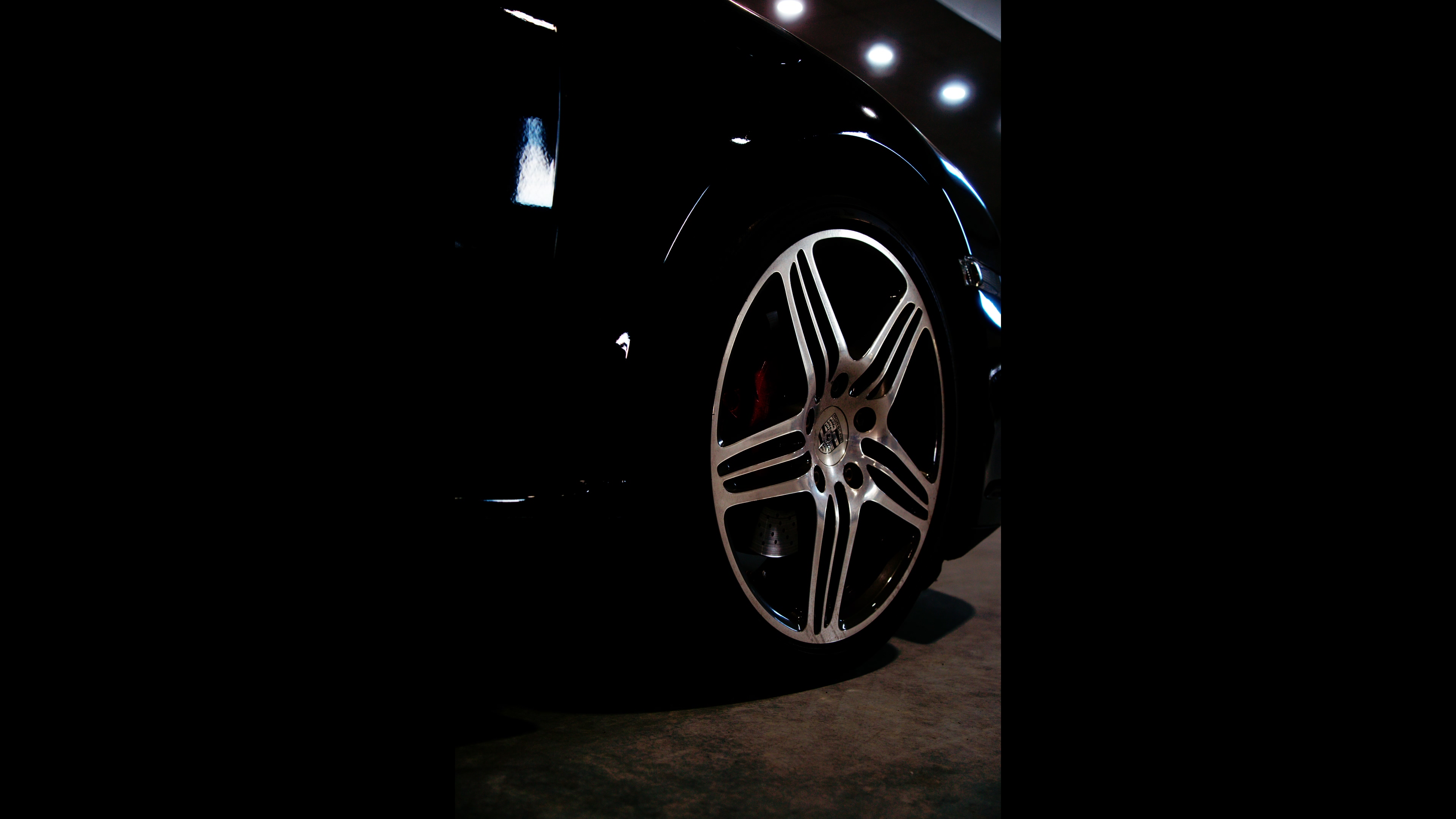 Alloy wheel low angle detail